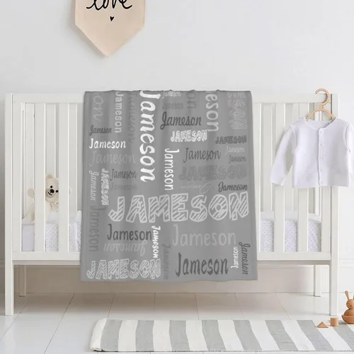 Miniatura 3 de Mantas de bebé personalizadas para niñas y niños, regalos personalizados para bebés, niñas y niños