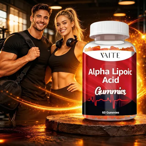 Miniatura 6 de Gomitas de ácido alfa lipoico – Suplemento antioxidante ALA extra fuerte para la salud cerebral y apoyo nervioso – Sin OMG, veganas, sin gluten – 60