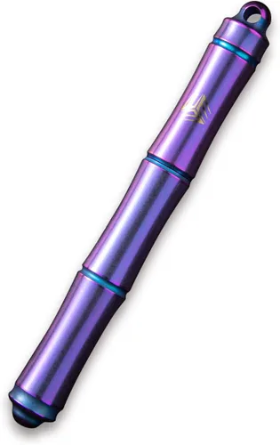 Miniatura 6 de WeKnife Syrinx - Bolígrafo de metal de titanio, bolígrafo ligero ejecutivo de lujo, con 2 coleccionistas de recarga de tinta negra extra, bolígrafos