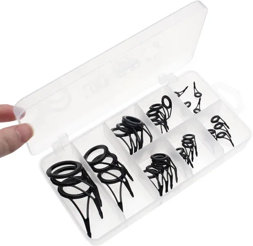 Miniatura 7 de Kit de reparación de puntas de caña de pescar Puntas de caña de pescar Anillo de cerámica