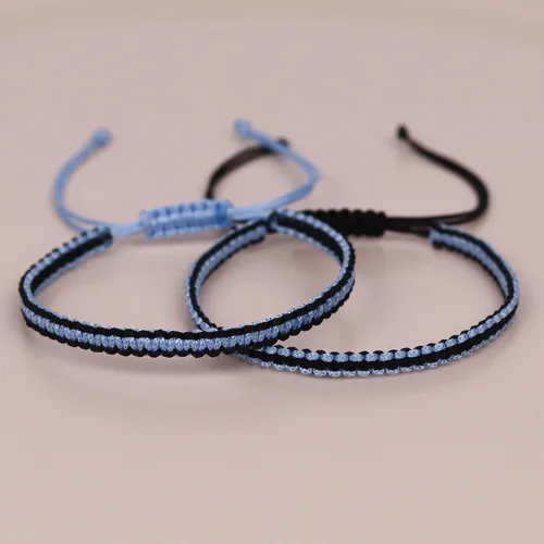 Miniatura 6 de 2 pulseras a juego de color rojo y negro para mejores amigos y parejas, regalo para ella, él, cumpleaños, novio, novia, mejores amistades