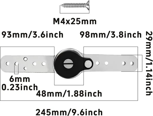 Miniatura 2 de Bisagra de ángulo ajustable resistente, función de reinicio automático, bisagra de mecanismo de ajuste de ángulo de 90 a 180 grados para sofá, cama