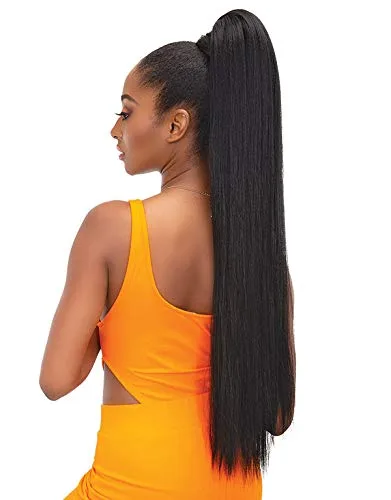 Miniatura 4 de Janet Collection Essentials Cola de caballo recta Snatch & Wrap 24 (1)