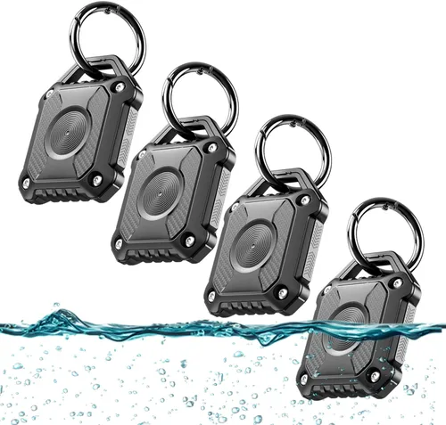Paquete de 4 soportes para Airtag (1ª y 2ª generación), IP68 resistente al agua, protección completa de 360°, fundas protectoras para sistema de