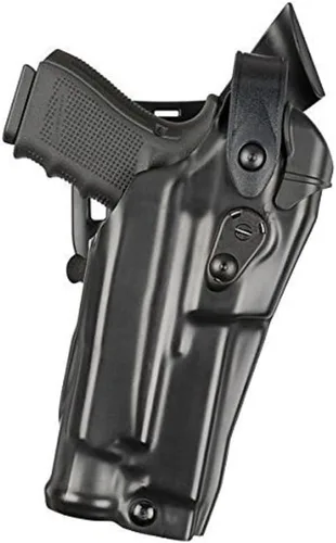Miniatura 50 de Safariland 6360 ALS/SLS Mid-Ride Duty Rated Level III Retention Holster STX negro brillante.