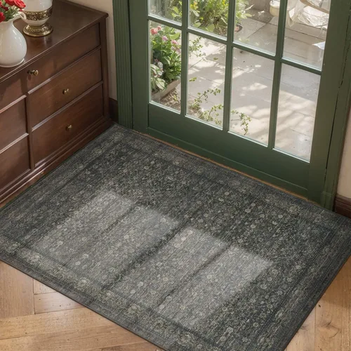 Miniatura 88 de Rugxara Alfombra de entrada lavable de 3 x 5, alfombras de pasillo bohemias antideslizantes para pasillo, entrada, cocina, baño, cuarto