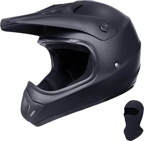 KRN Casco todoterreno para adultos Casco ATV Aprobado por DOT- Casco de motocicleta motocross dirt bike KY-128