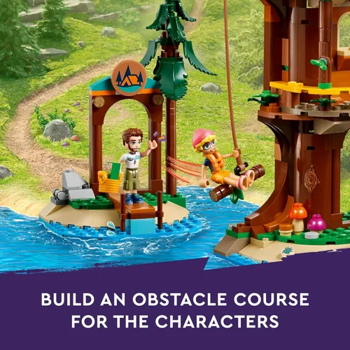 Miniatura 3 de LEGO Friends Adventure Camp Casa del Árbol Juguete de Construcción - Figuras de juguete de simulación y juegos para niñas y niños, a partir de 8