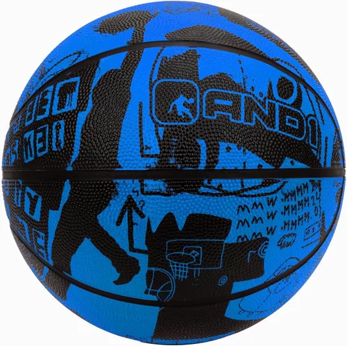 AND1 Street Art - Balón de baloncesto de goma, tamaño reglamentario oficial 7 (29.5 pulgadas), diseño de canal profundo, hecho para interiores y
