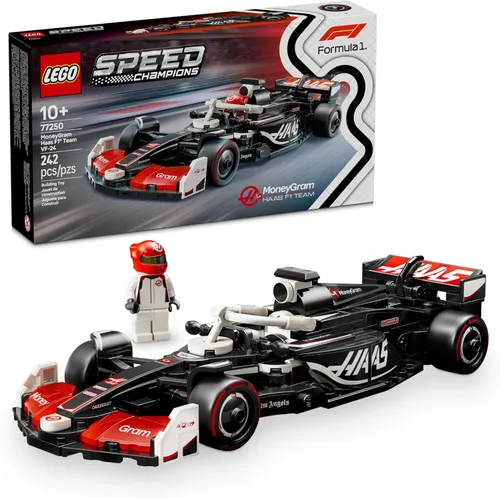 LEGO Speed Champions MoneyGram Haas F1 Team VF-24 Auto de Carrera de Juguete - Juego de Construcción para Niños, Niños y Niñas, Edades 10+ - Auto de