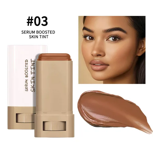 Miniatura 2 de Un bálsamo de belleza 3 en 1combining, suero de belleza, tinte para la piel, suero hidratante teñido sólido, base de contorno facial para mujeres