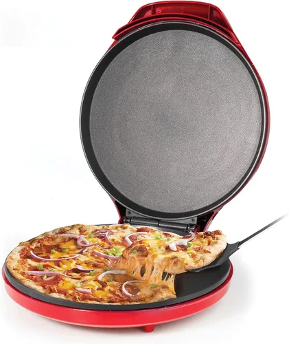Miniatura 10 de Betty Crocker Máquina para hacer pizza de encimera, máquina para hacer pizza de 1440 vatios para el hogar, BC-2958CR (paquete de 2)