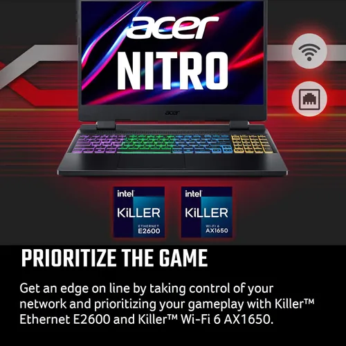 Miniatura 9 de acer Nitro 5 AN515-58-725A - Laptop para juegos Intel Core i7-12700H GPU NVIDIA GeForce RTX 3060 Pantalla IPS FHD de 15.6 pulgadas 144Hz 3ms