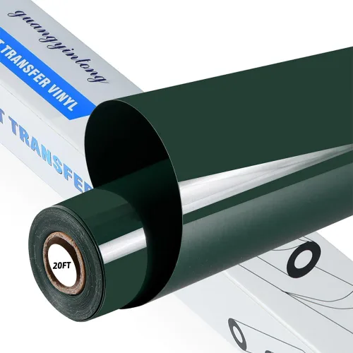 Miniatura 26 de guangyintong Rollos de vinilo de transferencia de calor de soplo negro, vinilo 3D de 12 pulgadas x 20 pies para planchar, para camisetas, vinilo HTV
