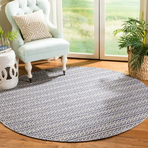 Miniatura 22 de SAFAVIEH Colección Montauk - Alfombra decorativa de 3 x 5 pies, color marfil y negro, hecha a mano de algodón estilo bohemio rural, ideal para zonas