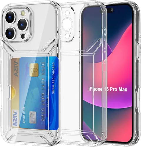 Miniatura 201 de AICase Funda protectora para iPhone 16 compatible con iPhone 16, delgada, ligera, transparente [no amarillenta] Diseño vibrante