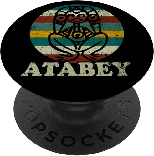 Atabey Taina. Goddess Gift Puerto Rico Taino Camisa para mujer PopSockets Agarre y soporte para teléfonos y tabletas, Negro