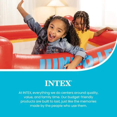 Miniatura 6 de Castillo inflable "Jump-o-lene" de Intex, 68 x 68 x 44 pulgadas, para las edades de 3 a 6