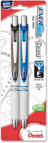 Pentel EnerGel Deluxe RTX - Bolígrafo retráctil de gel líquido Negro/Azul