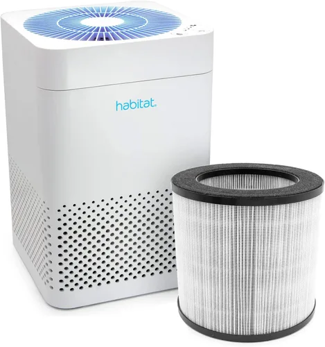 Miniatura 2 de Habitat Sistema de filtro de aire de filtración HEPA verdadero 150A(e), sensor de calidad del aire en tiempo real, cubre hasta 150 pies, elimina