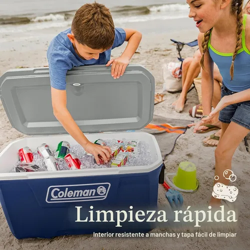 Miniatura 6 de Coleman Classic Series - Hielera portátil con aislamiento, resistente a fugas para exteriores, hielera dura que mantiene el hielo hasta 5 días