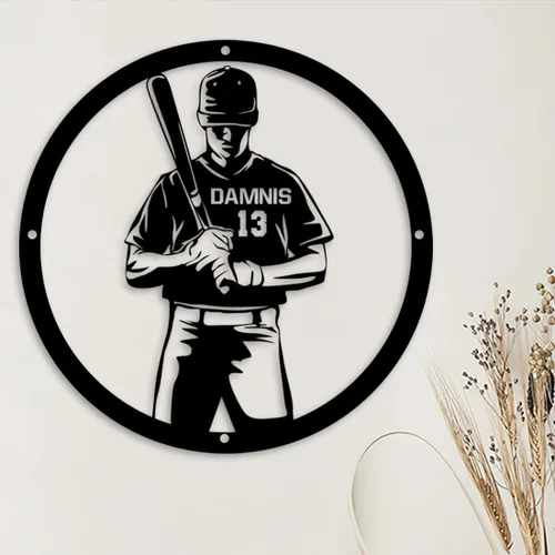 Miniatura 3 de Regalos de béisbol personalizados para niños y niños, letreros de neón personalizados para decoración de pared, luces de neón deportivas, barra LED