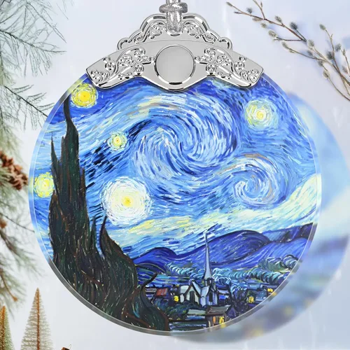 Miniatura 19 de Adorno de Nudo Celta de Vidrio Manchado - Adorno Navideño - Adornos Navideños para Árbol - Ideas de Regalo de Vacaciones - Intercambio de Regalos