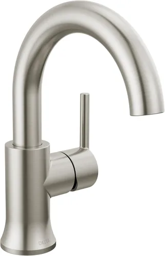 Miniatura 13 de Delta Faucet Trinsic Grifo de Baño de Un Solo Orificio, Grifo de Lavabo de Baño Dorado, Grifo de Baño de Una Sola Manija, Tecnología Diamond Seal