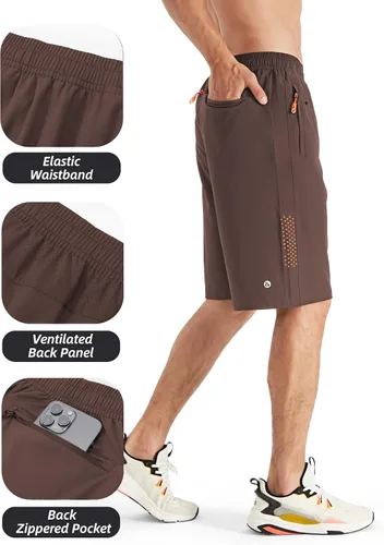 Miniatura 4 de HIFEOS Pantalones cortos deportivos para hombre, pantalones cortos de entrenamiento para correr, tenis, gimnasio, 5, 7, 9 pulgadas, cómodos