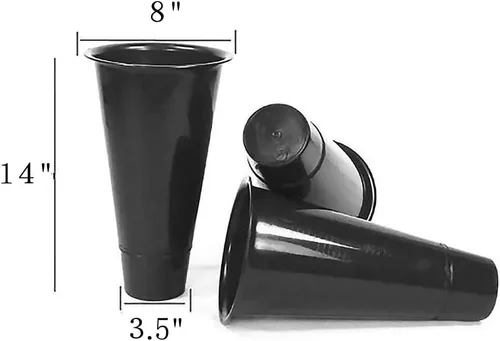 Miniatura 6 de Zhongma Soporte móvil para plantas con ruedas, carrito de jardín resistente, estante de flores con 12 cubos de plástico para flores frescas