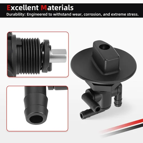 Miniatura 3 de Válvula de depósito de combustible Petcock 3 vías y tuerca de perilla para Polaris Sportsman 335 400 500 600 700 Twin Magnum Trail Boss 325 330 500