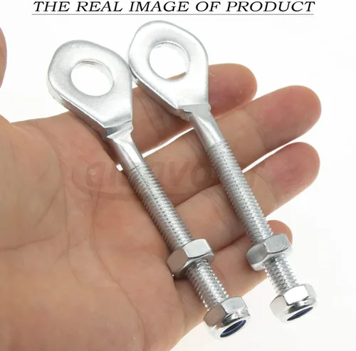 Miniatura 6 de Ajustador de eje de cadena de 0.4 pulgadas, accesorios para motocross TAOTAO 50cc 70cc 90cc 110cc 125cc 250cc ATV Quad Dirt Bike. 2 uds.