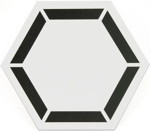 FloorPops, Coltrane - Azulejos hexagonales de vinilo de 9 x 10.4 pulgadas (4.5 pies cuadrados/caja), azulejos de suelo para despegar y pegar, color