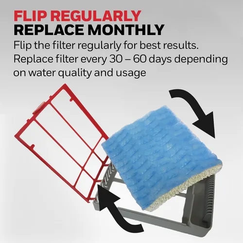 Miniatura 5 de Honeywell HFT600PF1 Filtro de Mecha de Repuesto T, 1 paquete, Blanco