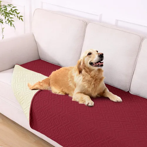 Miniatura 68 de hyha Manta impermeable para perro, manta suave para cama de perro, manta para mascotas, funda de sofá impermeable lavable para perros, fundas Gris