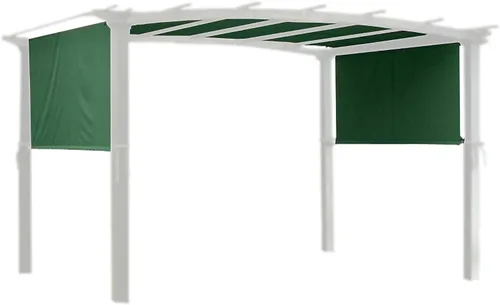 Miniatura 10 de Panel de toldo de repuesto para pérgola de 6 x 17 pies con bolsillo para barra al aire libre