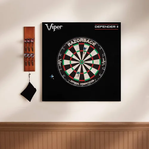 Miniatura 2 de Viper Defender II - Juego de tablero de dardos con punta de acero y sisal/cerdas