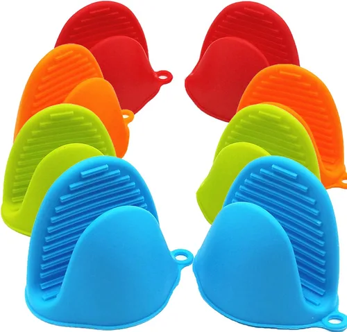 NEPAK 4 pares de agarres de silicona para cocinar y hornear