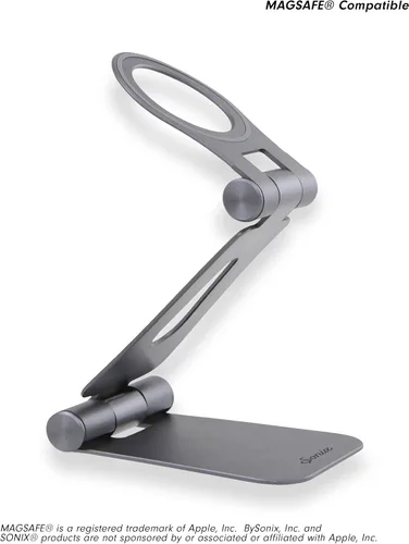 Miniatura 8 de Sonix Pedestal magnético ajustable para teléfono celular, compatible con Apple MagSafe (grafito)