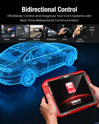 Miniatura 3 de Escáner de diagnóstico GOOLOO DS900 OBD2, herramienta de escaneo bidireccional de sistema completo, escáner Bluetooth 5.0 con pantalla táctil de 8