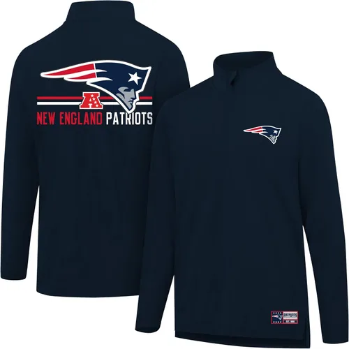 Miniatura 21 de Ultra Game Men's NFL Official Super Soft Quarter Zip Long Sleeve T-Shirt