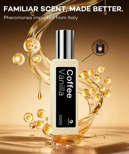Miniatura 4 de purefittech Aceite de perfume de feromonas para mujer, fragancia enrollable de vainilla de café de larga duración, perfume de aceite esencial puro