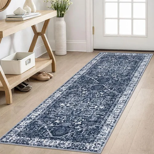 Miniatura 88 de KOZYFLY Alfombra Pequeña de Área 2x3 Pies Alfombras para Entrada Lavable Boho Alfombra de Entrada Antideslizante Tapete de Puerta Interior Entrada