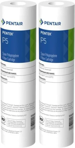Miniatura 7 de Pentair Pentek P1 Filtro de agua de sedimentos, 10 pulgadas, cartucho de repuesto de polipropileno hilado debajo del fregadero, 10 x 2.5 pulgadas, 1