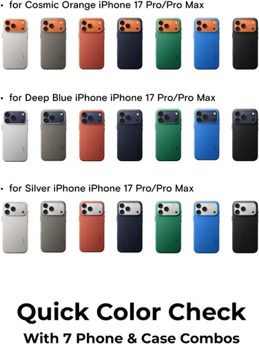 Miniatura 9 de MOFT Funda para iPhone 17 Pro, funda MOVAS a presión, compatible con MagSafe, piel vegana suave al tacto, diseño minimalista clásico, ligera
