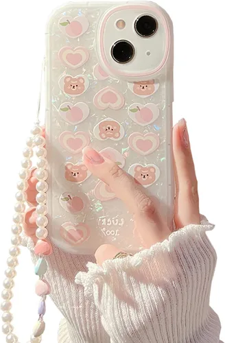 Miniatura 14 de Funda compatible con iPhone 11 Pro Max con bonito diseño de flores negras y sencillas, para mujeres, adolescentes y niñas, funda protectora de lente