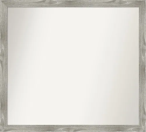 Miniatura 409 de Amanti Art Espejo personalizado, espejo de baño gris plomo a rayas, espejo de pared o espejo de tocador de baño sobre el fregadero