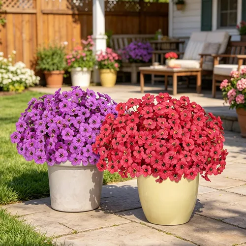 Miniatura 37 de AmyHomie 16 paquetes de flores artificiales de eucalipto negro para exteriores, resistentes a los rayos UV, flores sintéticas que no se decoloran