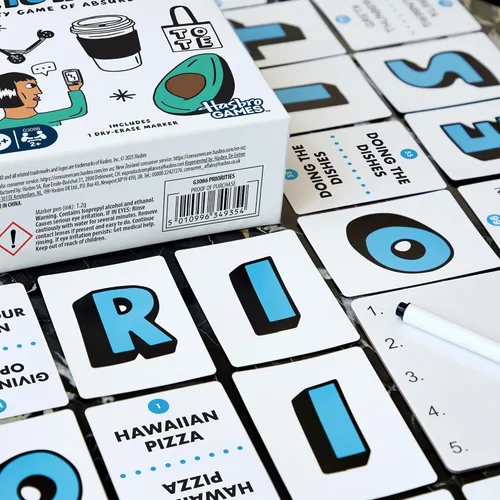 Miniatura 5 de Juego de prioridades de Hasbro Games Un juego de fiesta de opciones absurdas Divertidos juegos de cartas para adultos y adolescentes A partir