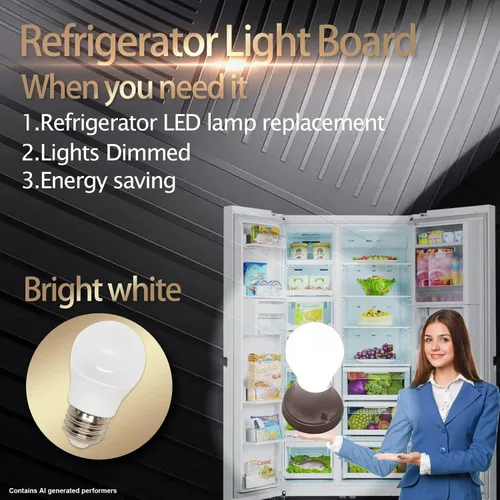 Miniatura 4 de Bombilla LED para refrigerador W11043014 W10805744 Compatible con Whirlpool W10745744 W10565137 W10837631 W10865849 - Bombilla LED